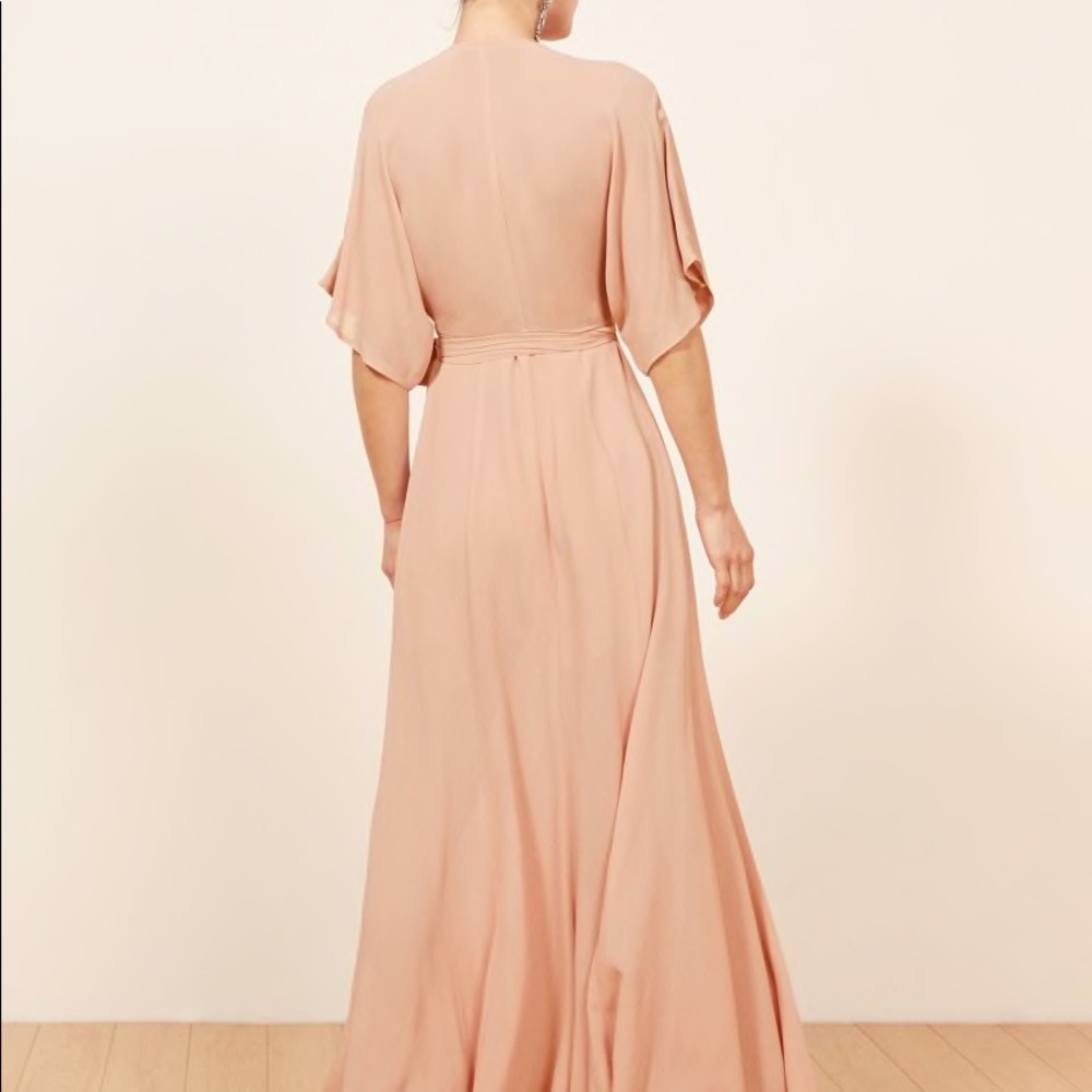 NWOT Reformation Winslow Dress in Blush - Picture 4 of 6